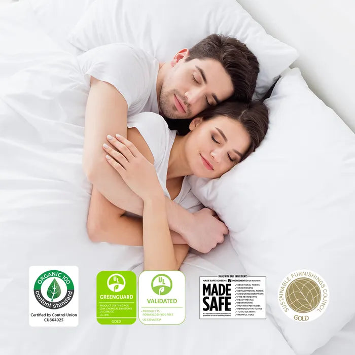 Naturepedic Down Pillow with Organic Cotton Fabric