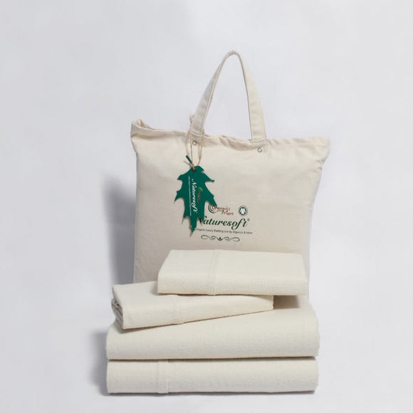 OVERSTOCK: Colebrook Organic Flannel Sheet Set