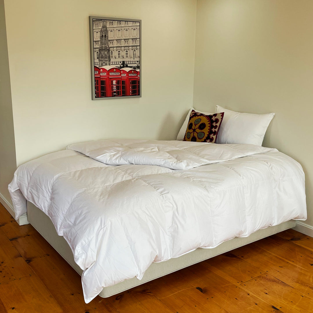 Angle View Duck Down Comforter Groton Country