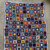 Granny Sqaures 100% Wool Hand-Crocheted Throw