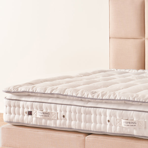Vispring Heaven Luxury Mattress Topper Free Shipping in the USA The Organic Mattress