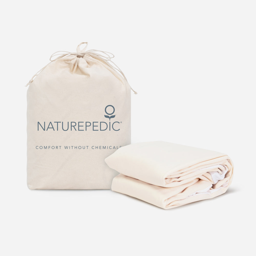 Naturepedic Organic Waterproof Mattress Protector – The Organic Mattress
