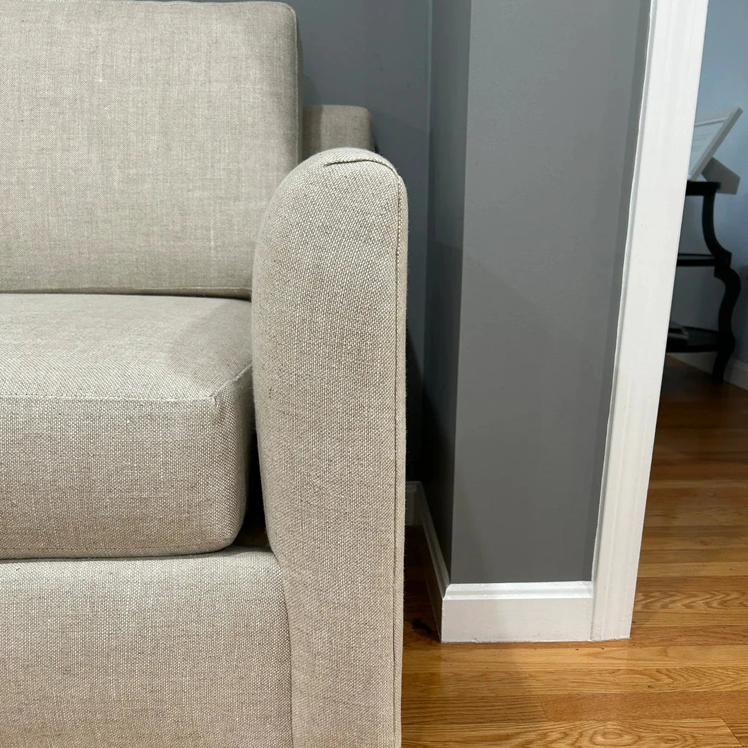 84" Lorna Sofa in Belgian Linen