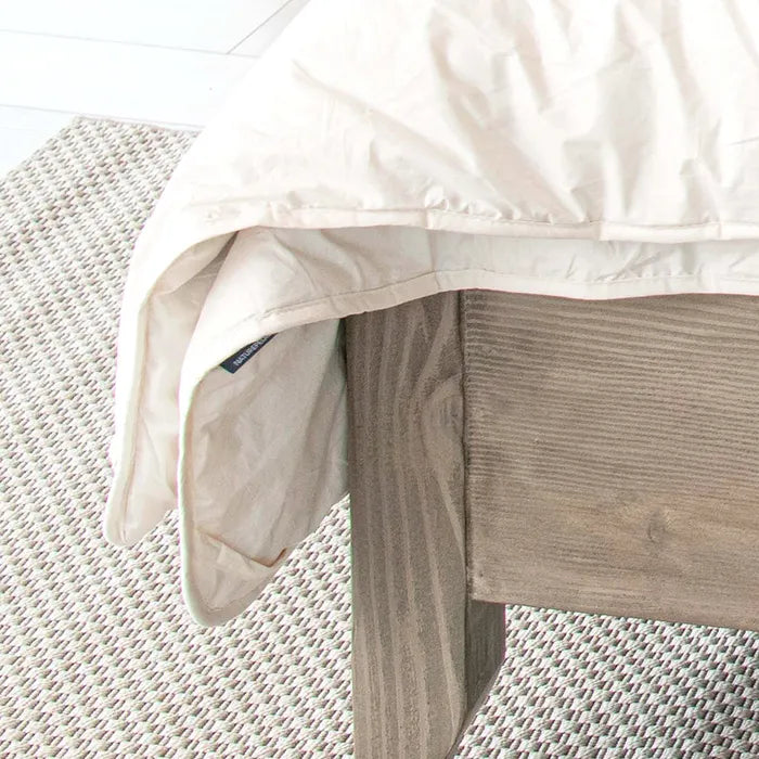 Corner closer up Naturepedic Adagio 2” Organic Latex Topper