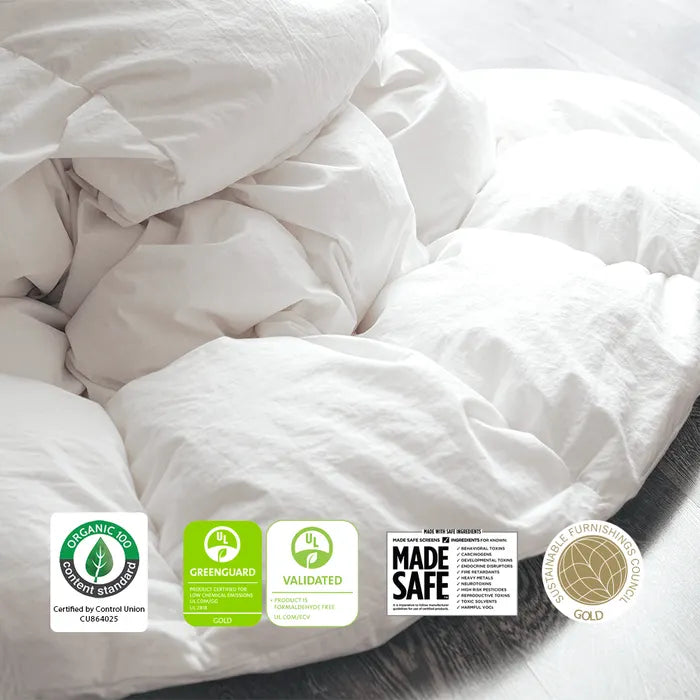 Naturepedic Duck Down Comforter with Organic Cotton Fabric