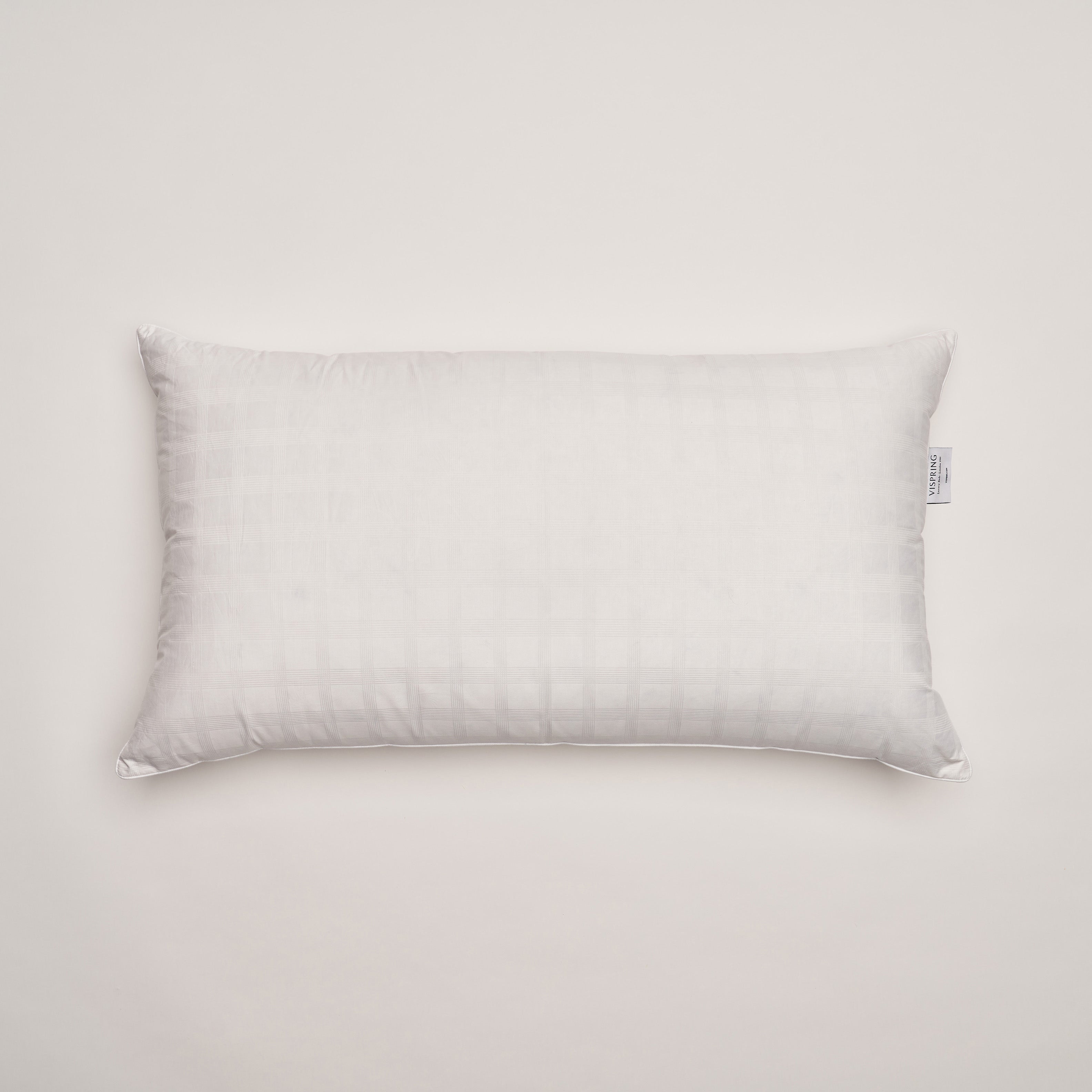 Vispring English Duck Down and Feather Luxury Pillow The Organic Mattress