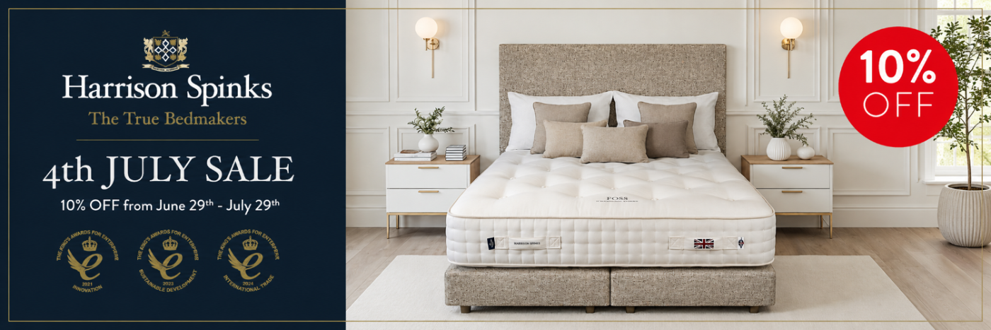 Save 10% on Harrison Spinks mattresses
