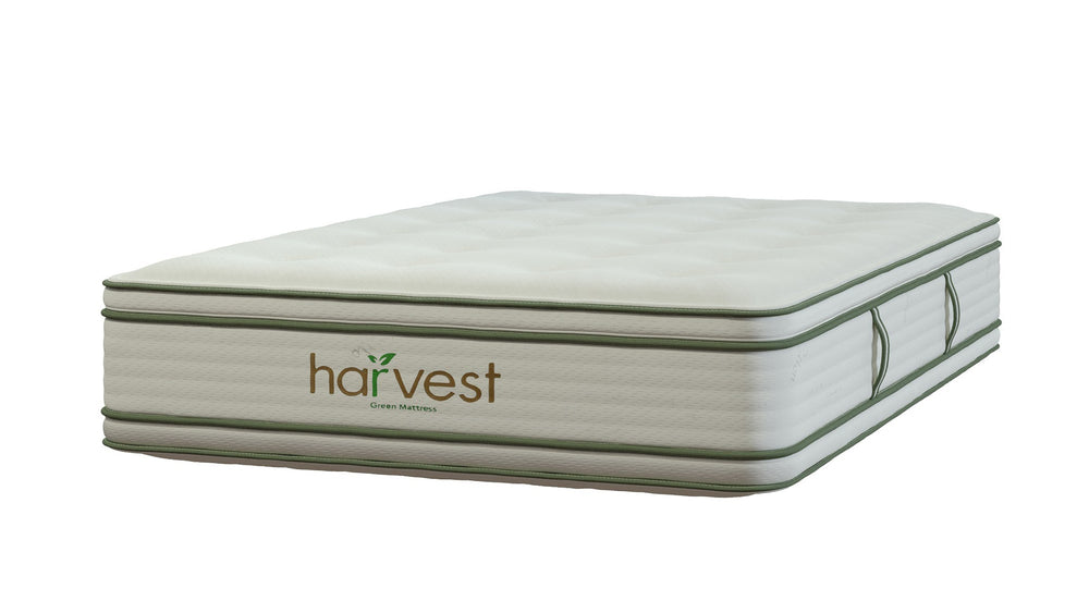 Angle View Harvest Green Double Sided Pillow Top 