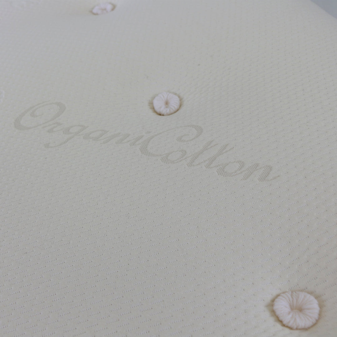 Close Up Harvest Green Double Sided Orangic Pillow Top Mattress