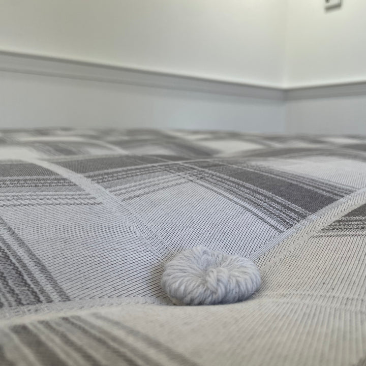 Close up detailing modern sunset mattress