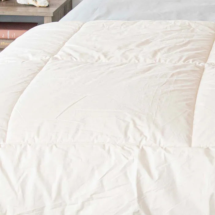 Naturepedic Alpaca Wool Comforter with Organic Cotton Fabric
