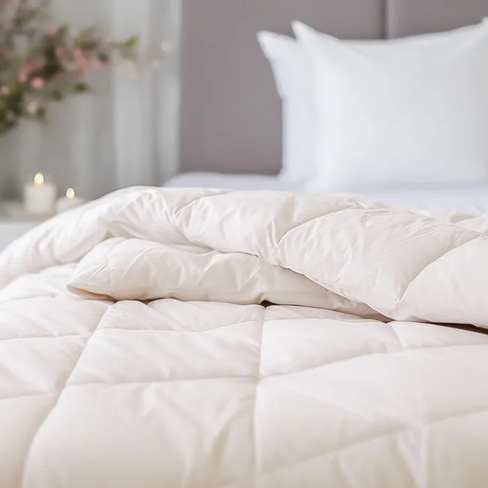 Naturepedic Wool Comforter with Organic Cotton Fabric