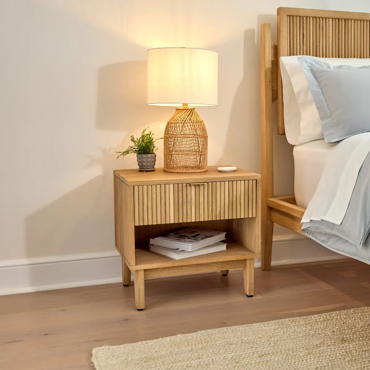 Adelano  FSC®-Certified White Oak Nightstand