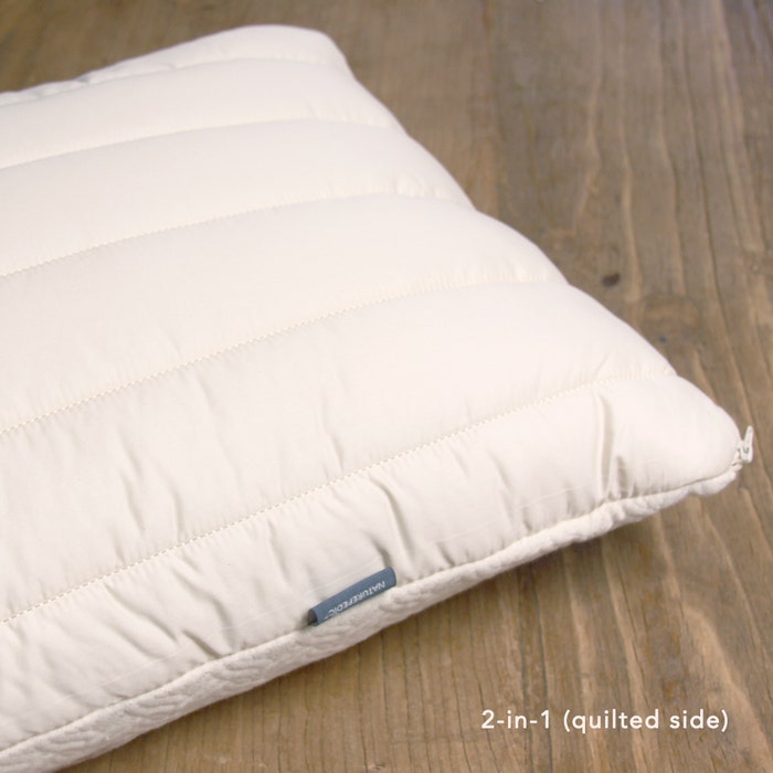 Close up Naturepedic Organic Adjustable Shredded Latex Pillow