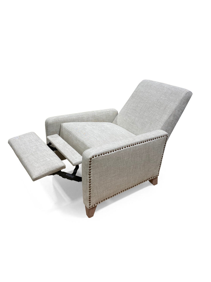 Reynolds Organic Recliner in reclined position