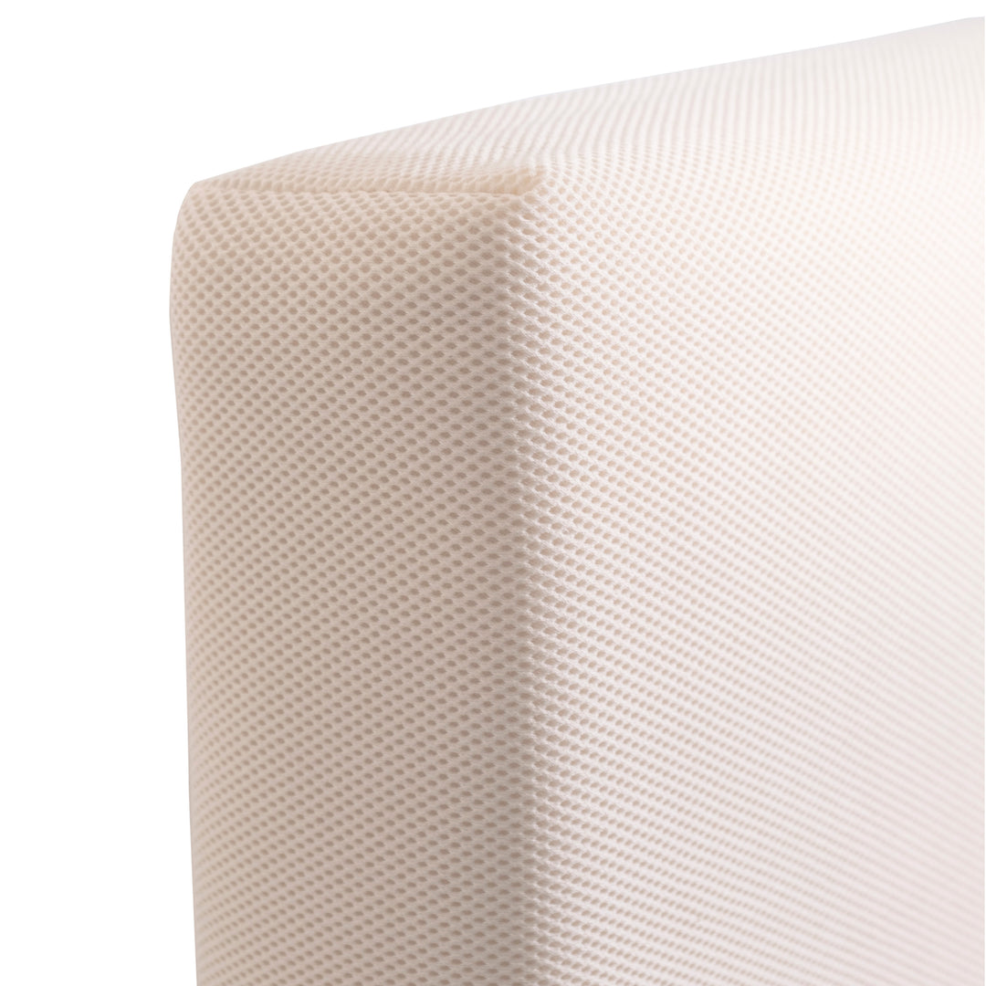 corner view details Naturepedic Organic Breathable Baby Crib Mattress (2-Stage)