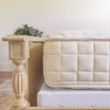 Naturepedic Chorus Organic Mattress corner detail.