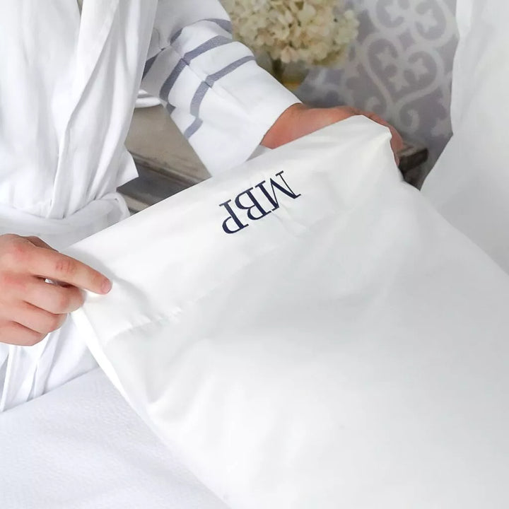 Top View The Pillow Bar Cotton Sateen Pillowcases