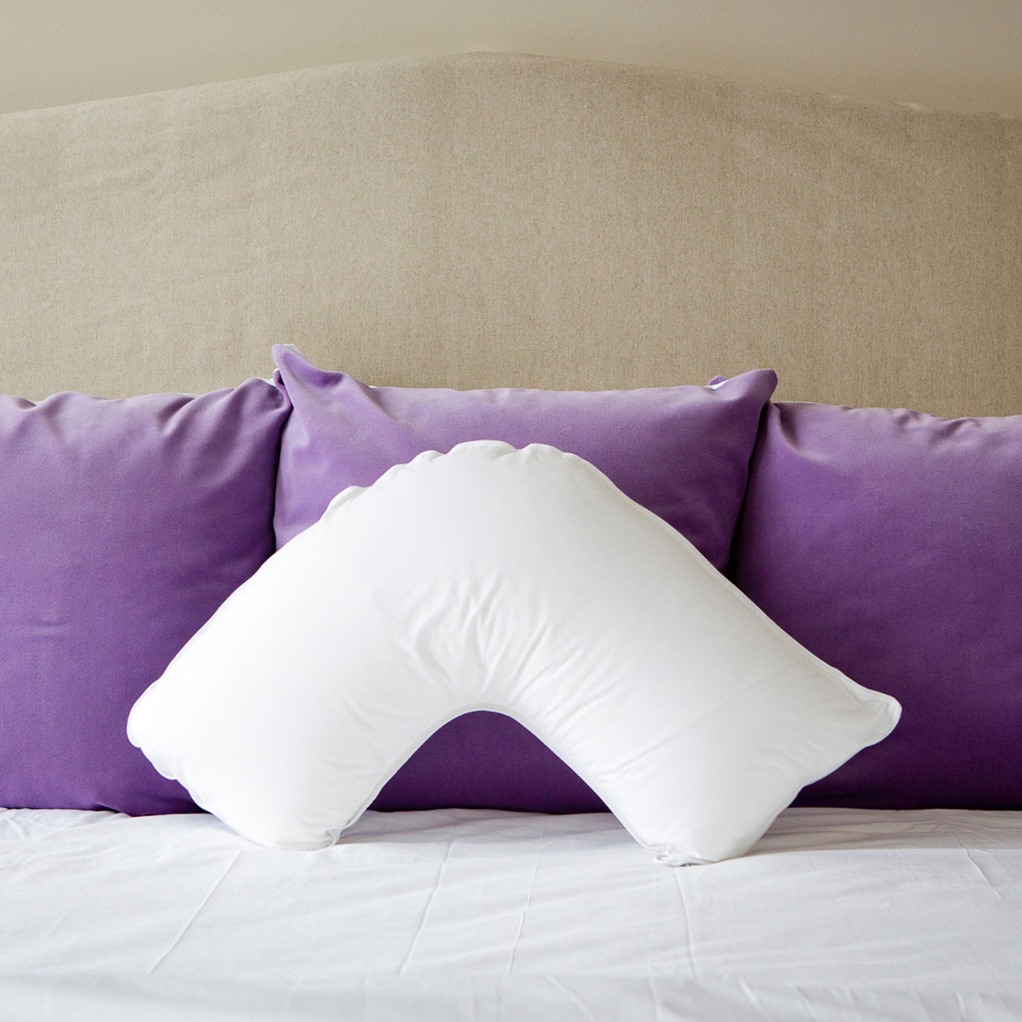 The Pillow Bar Dr. Mary Side Sleeper Down Pillow Free Shipping The Organic Mattress