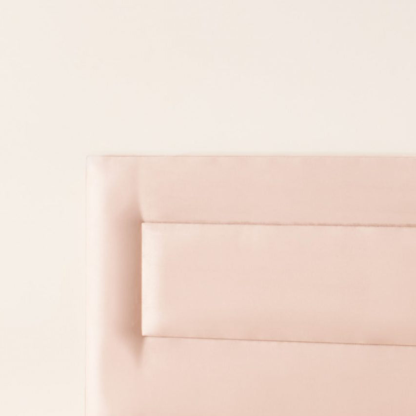 Vispring Enyo Headboard corner detail.