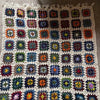 Granny Sqaures 100% Wool Hand-Crocheted Throw