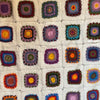 Granny Sqaures 100% Wool Hand-Crocheted Throw