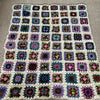 Granny Sqaures 100% Wool Hand-Crocheted Throw