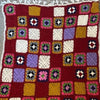 Granny Sqaures 100% Wool Hand-Crocheted Throw