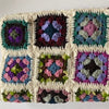 Granny Sqaures 100% Wool Hand-Crocheted Throw