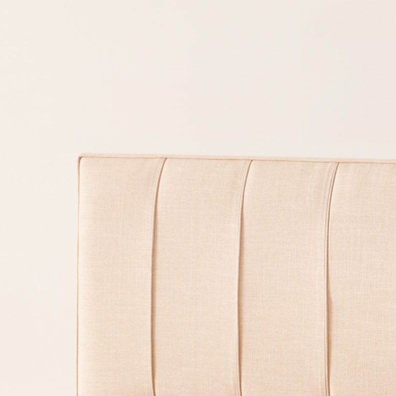 Vispring Hera Headboard corner detail.