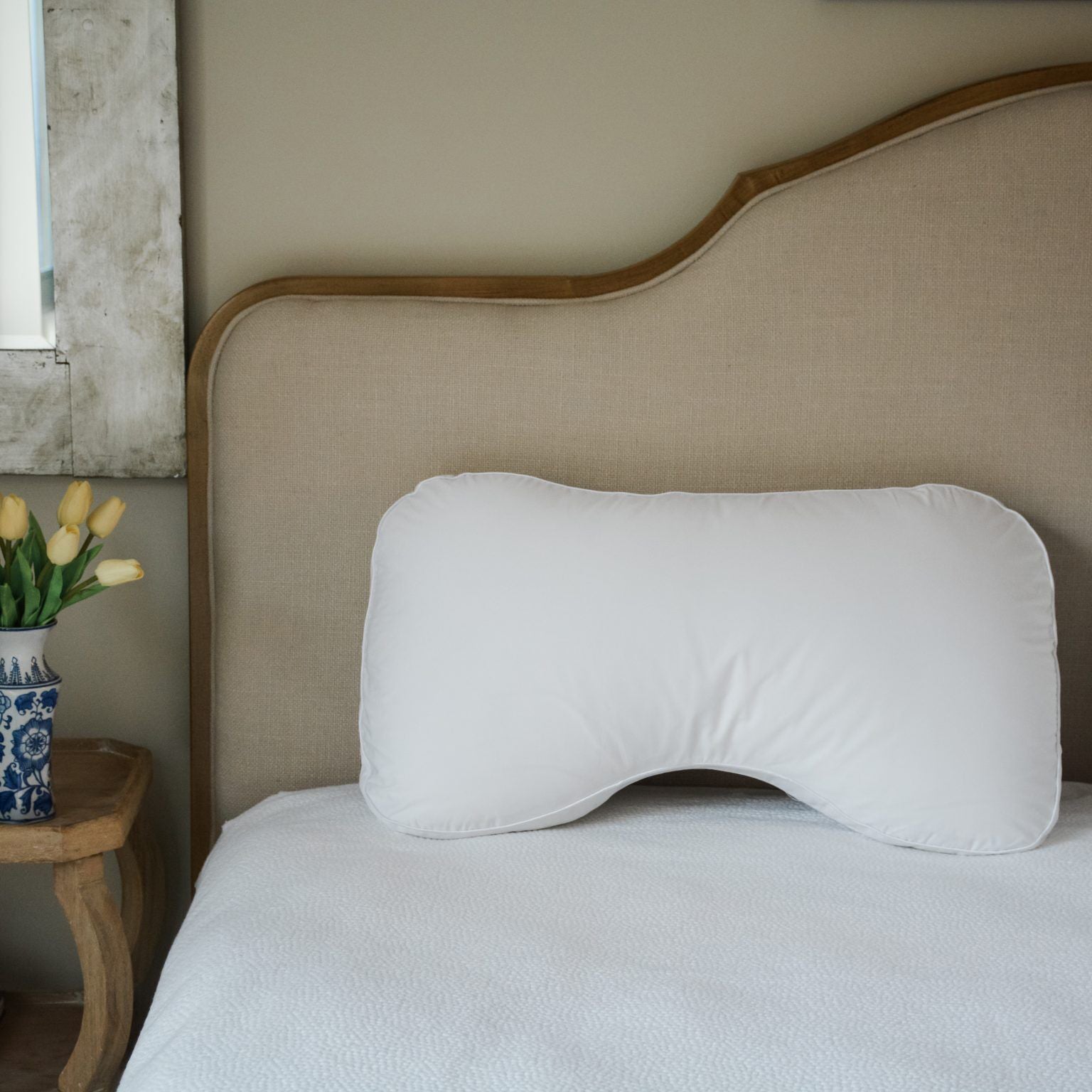 Side Rails Pillow The Pillow Bar Hybrid Side & Back Sleeper Down Pillow - Ships Free ...