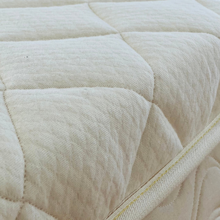 close up detailing cloud matress topper 