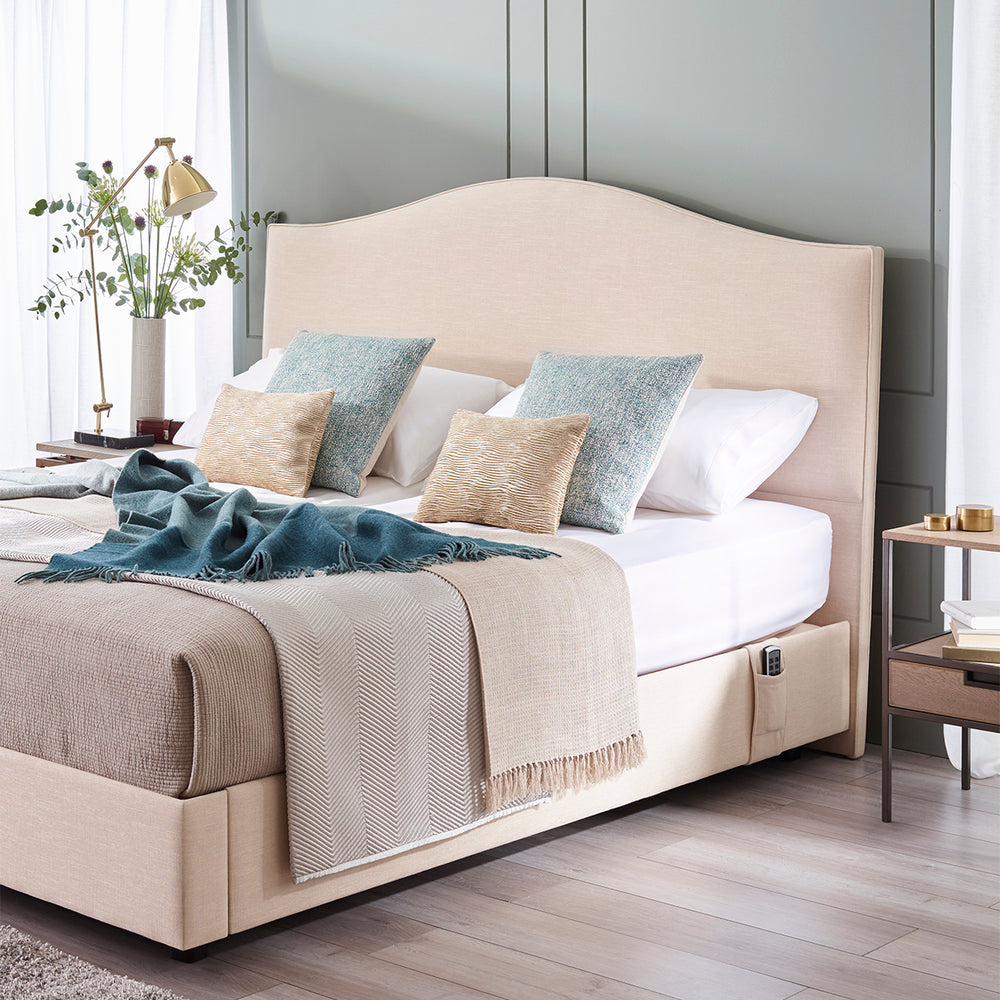 Vispring Iris Headboard, profile view