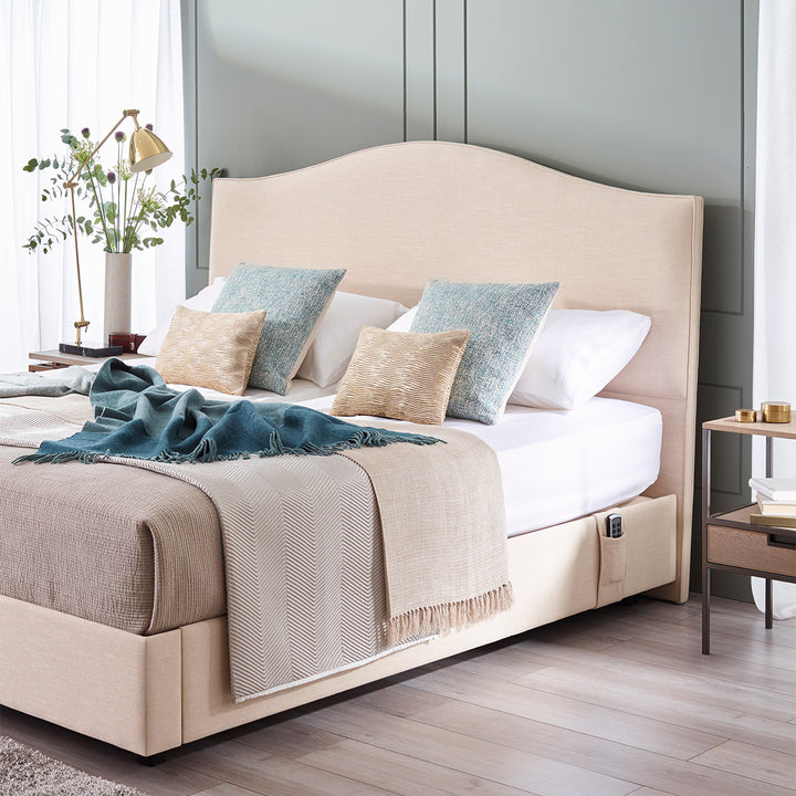 Vispring Iris Headboard, profile view