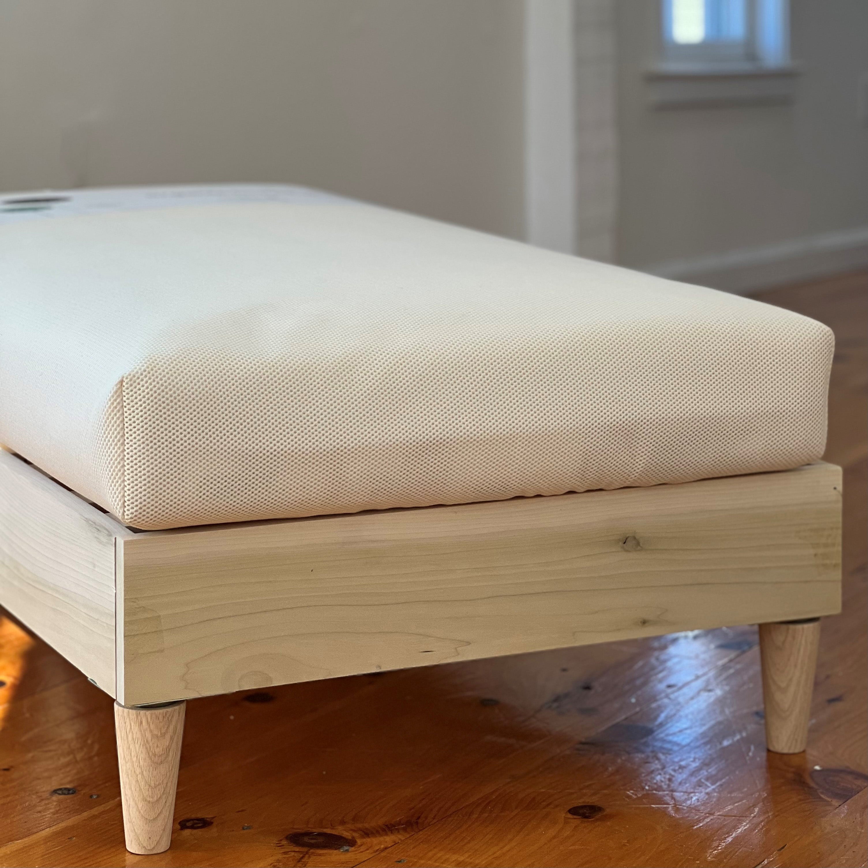 Unfinished platform bed deals