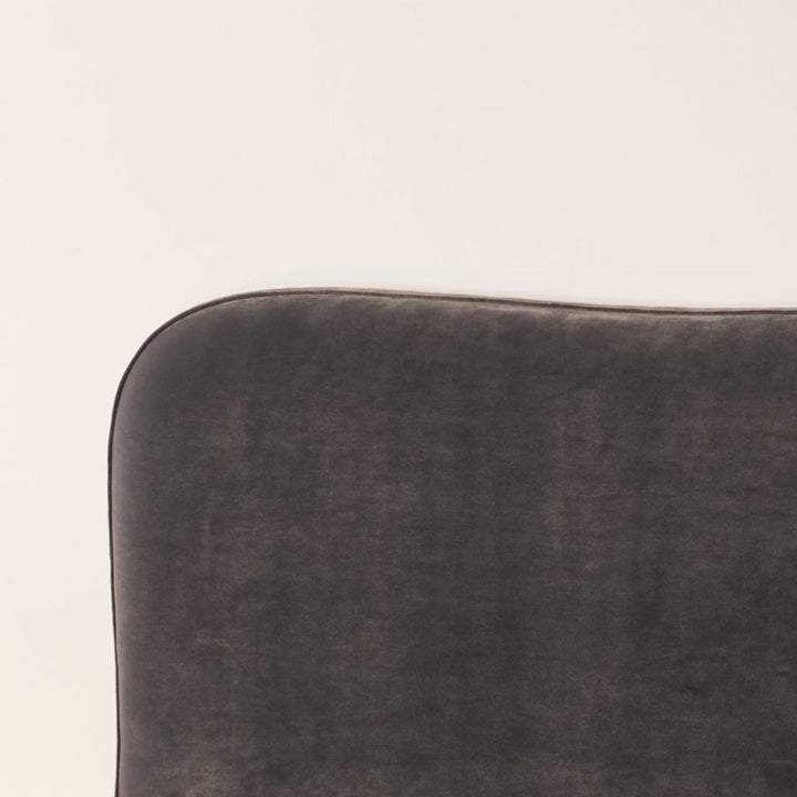 Vispring Lennox Headboard corner detail.