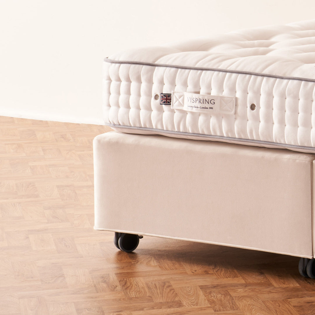 Corner close up Prestige Divan Mattress by Vispring 