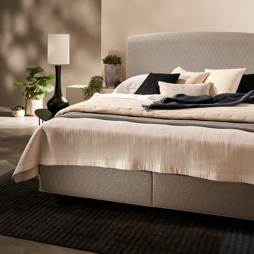 Room view styed Prestife Divan Mattress by Vispring 