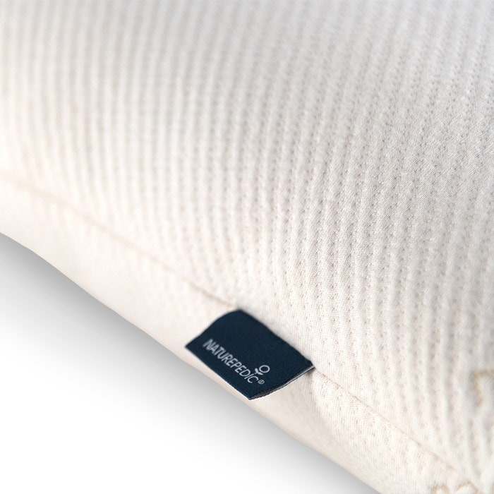 Naturepedic PLA Pillow with Organic Cotton Pillow Fabric The