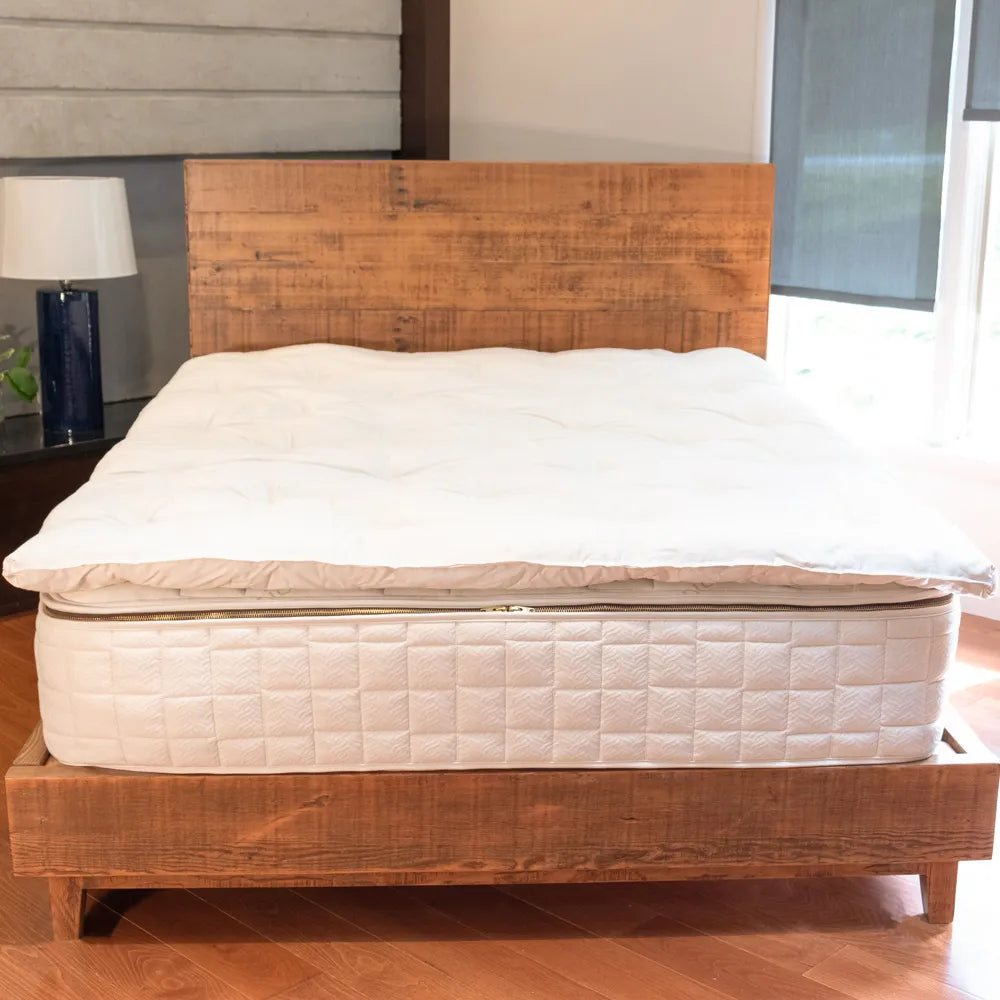 Naturepedic mattress topper shop